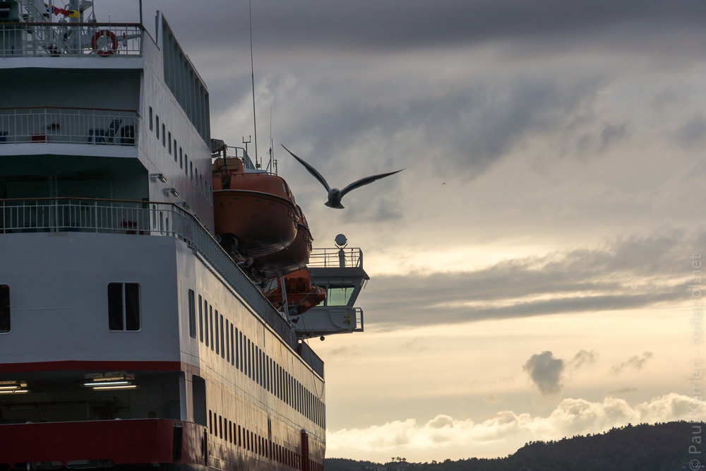 embarquement à Bergen